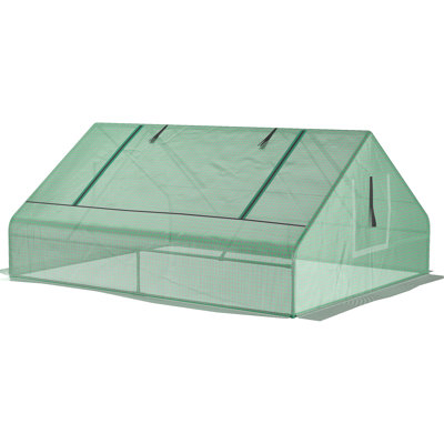 71"X55"X32" Greenhouse, Extend Growing Season Steadily, Reinforced Pe Cover, Allow Adequate Sunlight Penetration Continuously Season, For Plants