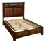 Lit tapissier avec système de rails Fireside Lodge Barnwood-1292678288