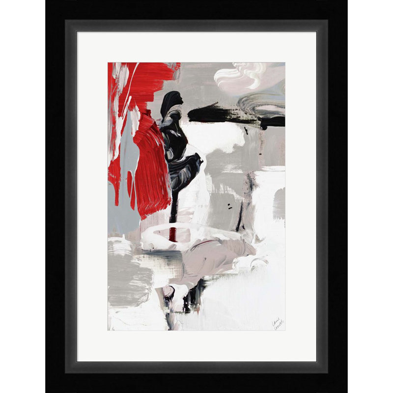 «Splash Of Red I» par Lanie Loreth, art mural encadré