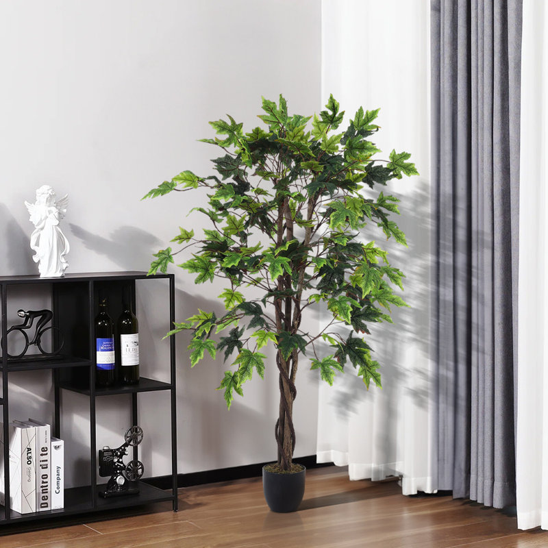 140cm Faux Maple Tree in Freestanding
