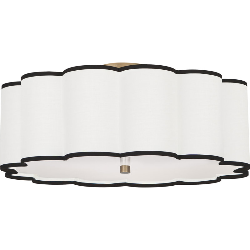 Axis 4 - Light Flush Mount, Aged Brass