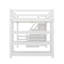 Lit surélevé avec tablettes, escalier de rangement, mini garde-robe et éclairage DEL-770847444
