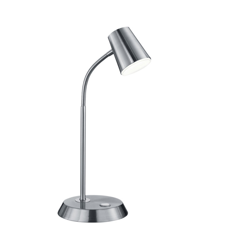 Nbad Adjustable Metal Desk Lamp, Nickel Matt