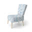 Chaise d'appoint Coastal - bleu et blanc-1048892115