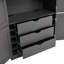 Armoire avec 2 prises de courant, tablettes réglables et tablettes de porte-797940672