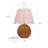 Rattan Table Lamp with Pleated Fabric Shade-1384491460