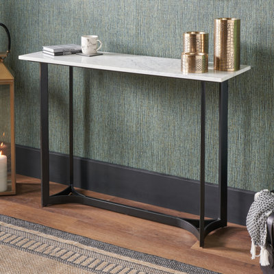 Vitiello 112cm Marble Top Console Table