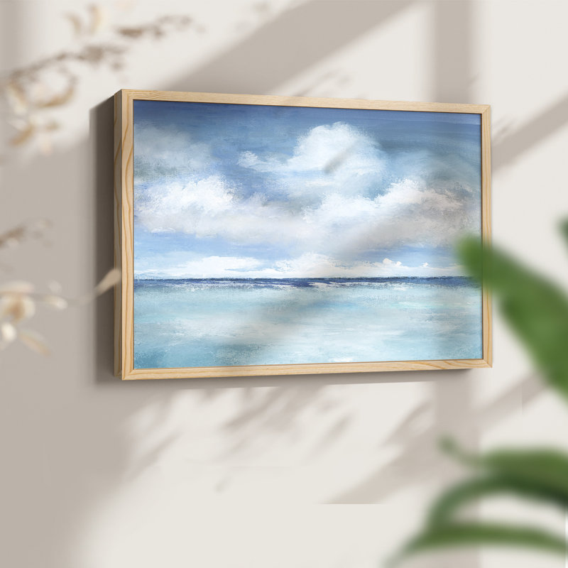 Nuage des Caraïbes - impression encadrée - réarmable, Naturel, H 16 po x l 20 po