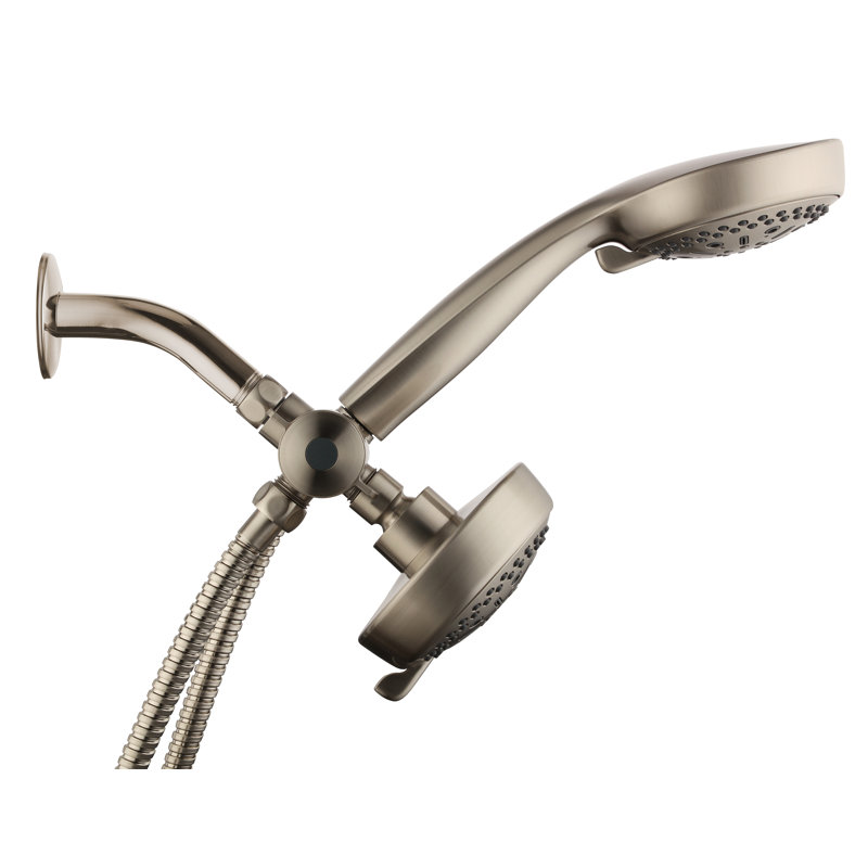 Dual Shower Head 2.5 GPM GPM, Satin Nickel