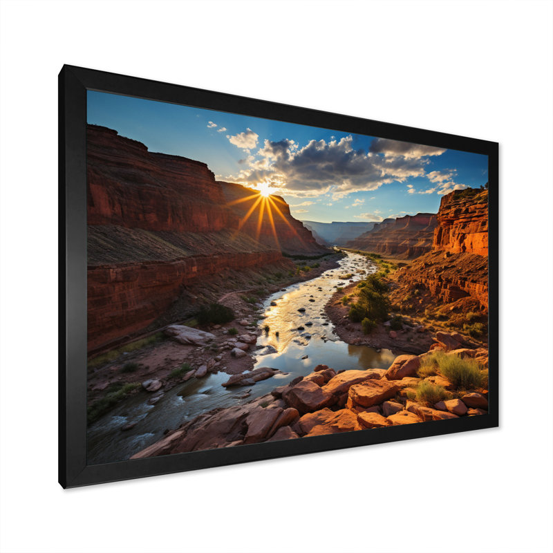 Canyon Rhapsody I - impression, Cadre photo noir, H 24 po x l 32 po x P 1 po