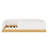 Platform Bed With Upholstered Design, Guardrail