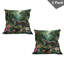 Ambesonne Cat Throw Pillow Covers 2 Pack 36"x16" Green and Multicolor-99019852-99019851