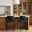 Tabouret de comptoir rembourré Serava-129631232