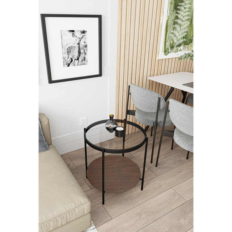 Siyan End Table, Walnut