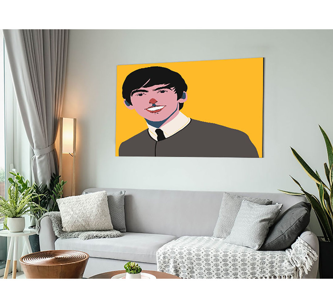 Gerahmter Kunstdruck The Beatles On Gelb