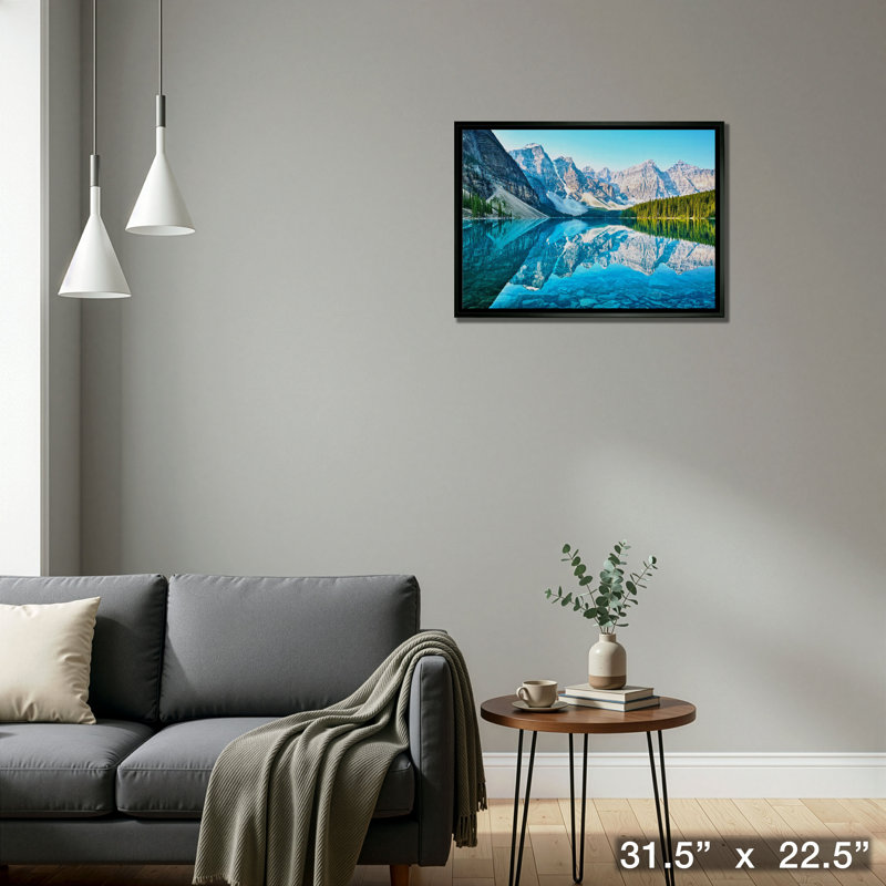 Moraine Lake, toile encadrée 20 x 29