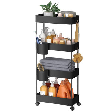 Stackable Storage Bin, 3-Tier Venting Rolling Cart: Versatile Mobile  Storage