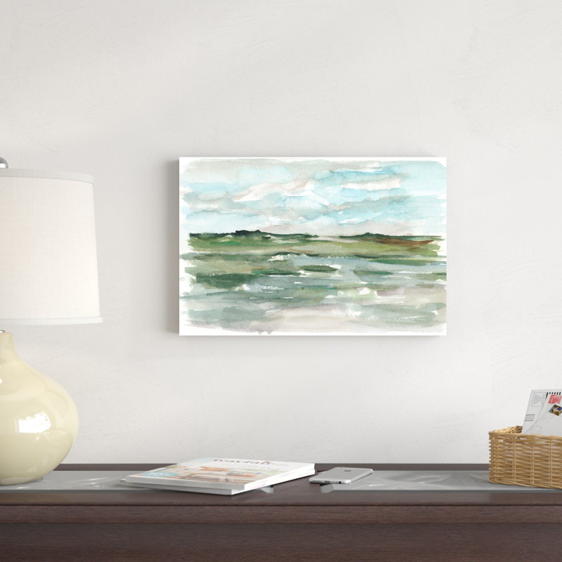 Vue impressionniste III, H 12 po x l 18 po x P 1,25 po