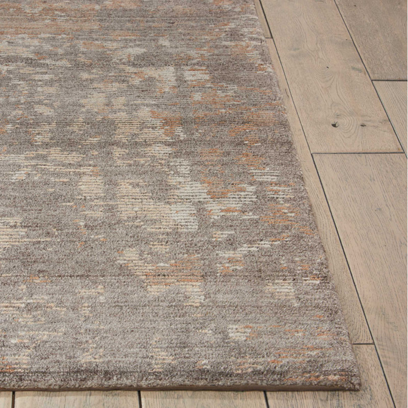 Dehl Rayon Oriental Indoor Rug, Rectangle 5'6" x 7'6"