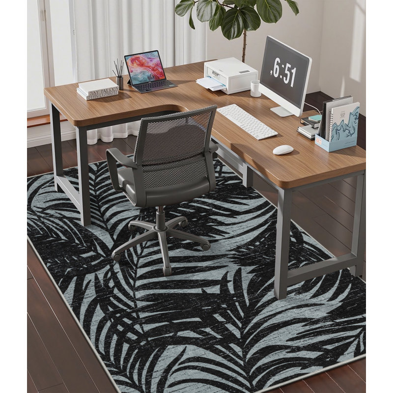 Protecteur de plancher de tapis de chaise et rehausseur de style pour les espaces de bureau à domicile ou de salle à manger