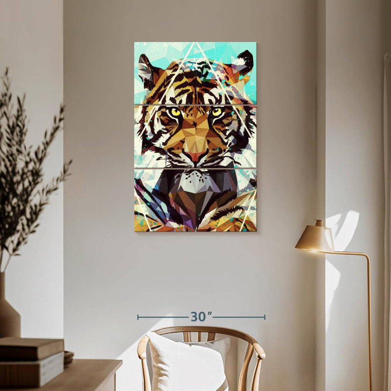 Brampt It Tiger, H 57 po x l 36 po