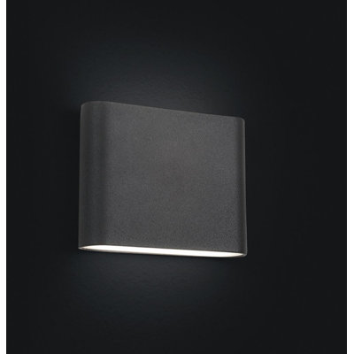 Guertin 1 - Bulb 115 cm H Hardwired Integrated LED Outdoor Wall Light