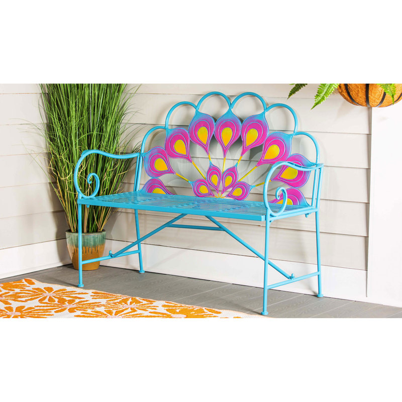 Adilynne Metal Outdoor Bench