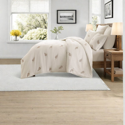 Cotton Floral Quilt Set