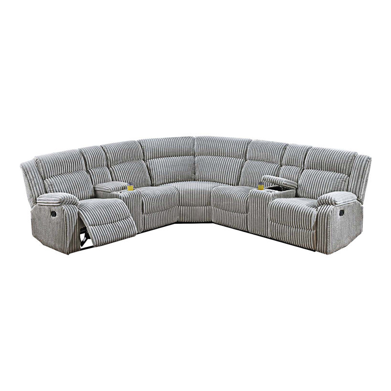 Canapé modulaire inclinable avec porte-gobelet Motion