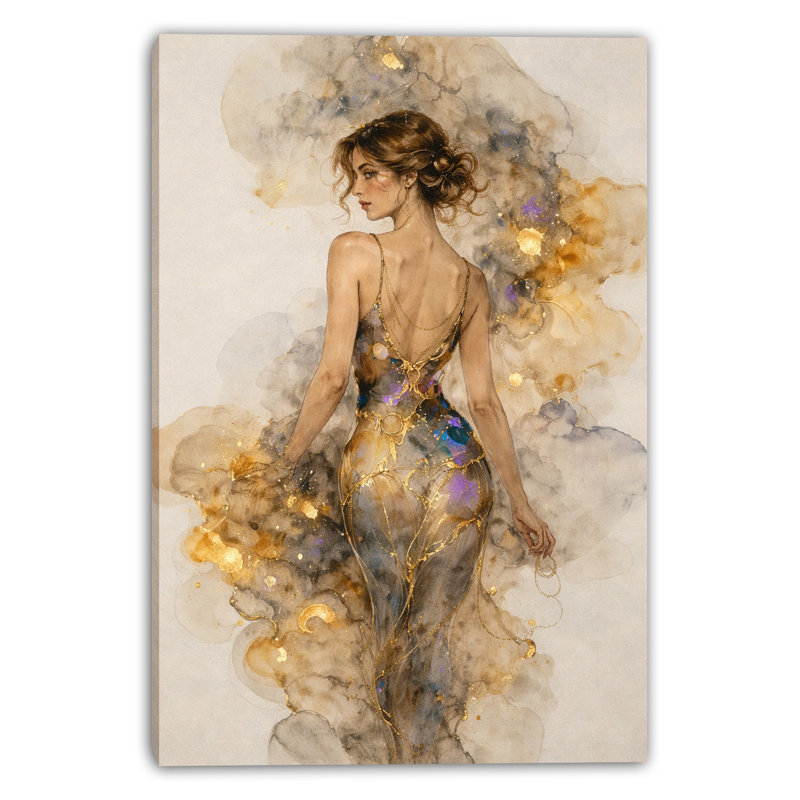 Art mural bleu azur sur toile tendue, L 30 po x H 40 po x P 1,5 po