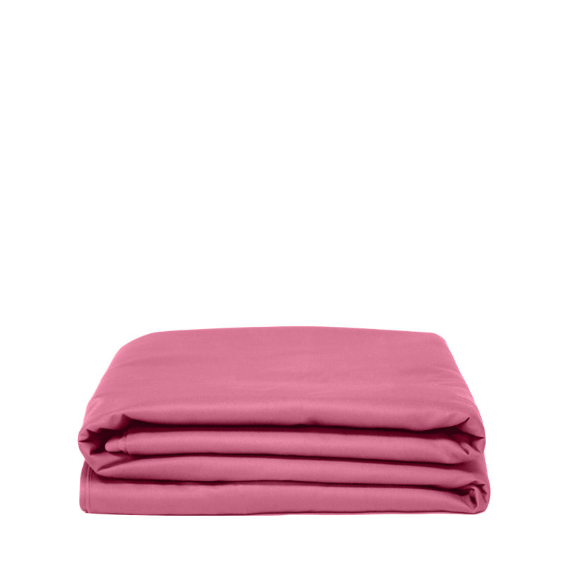 Housse de couette 100% coton percale, Housse de couette pour très grand lit, Rose
