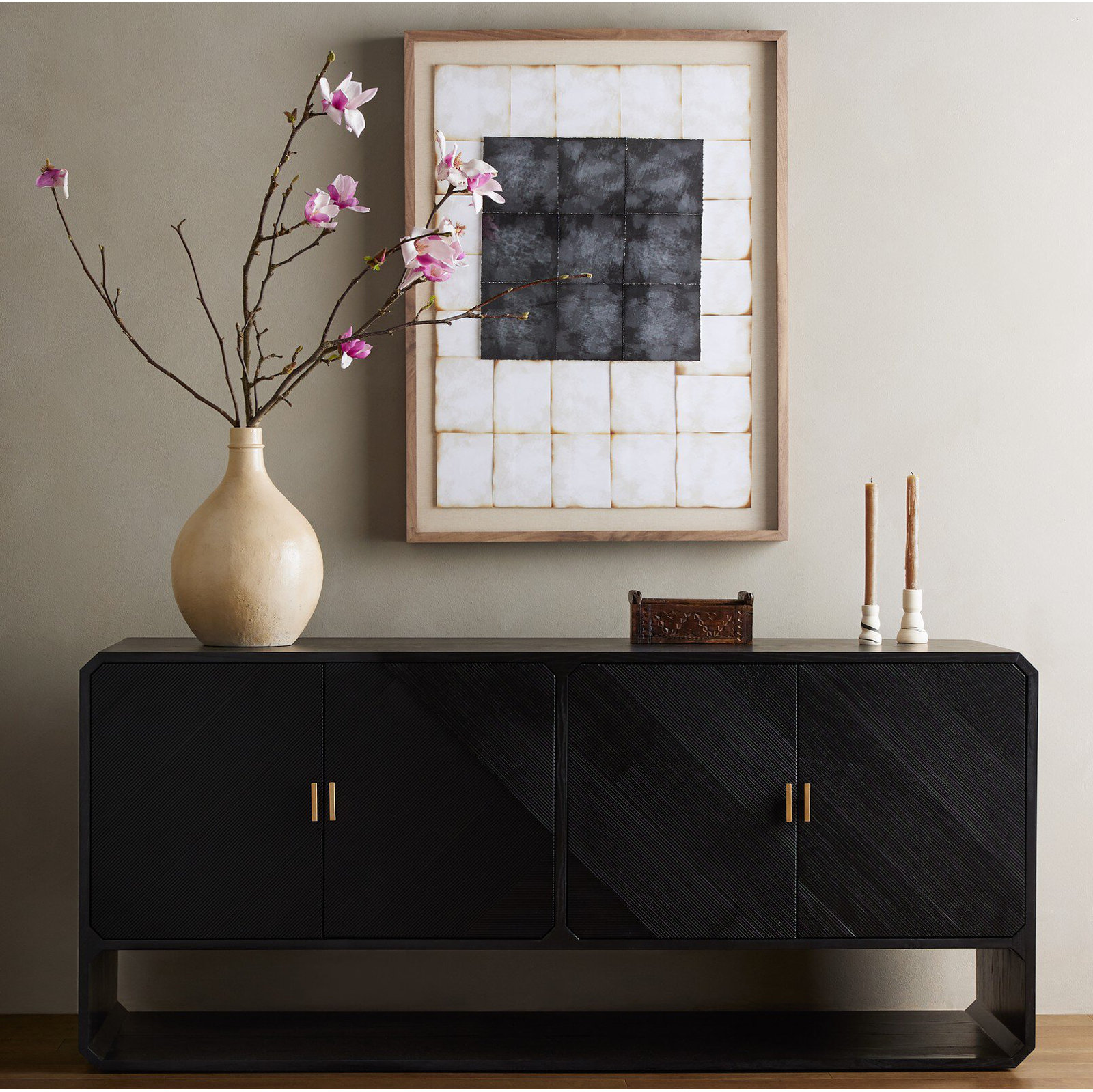 Gable 68.5'' Sideboard, Black Ash
