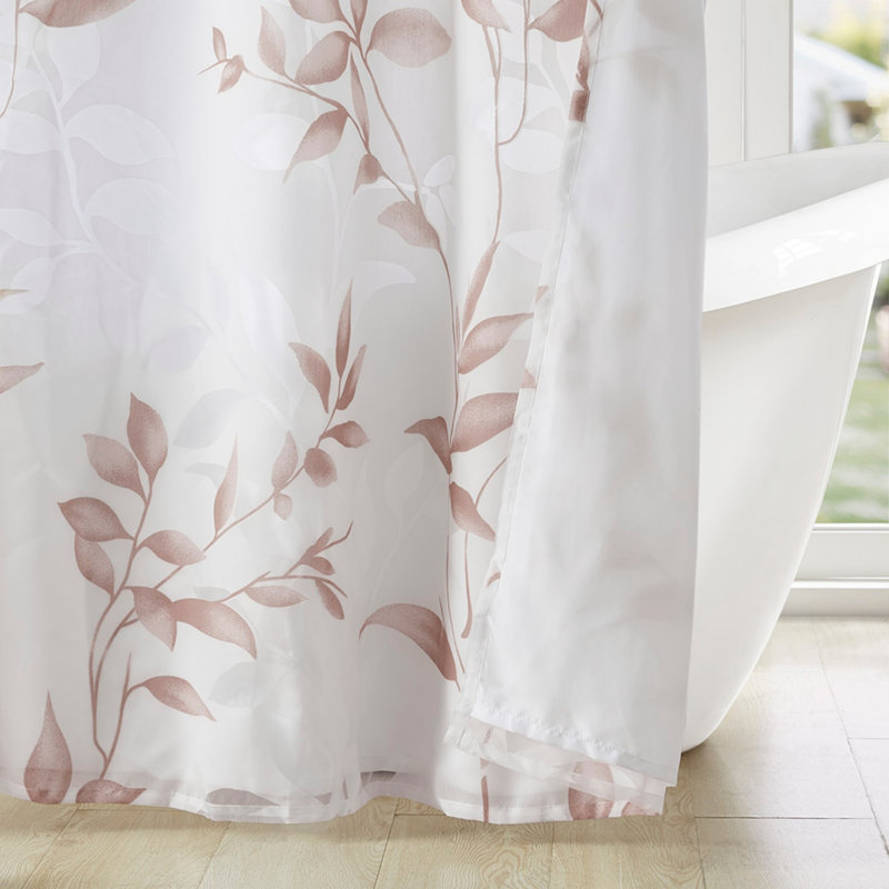 Rideau de douche Burnout, Mauve