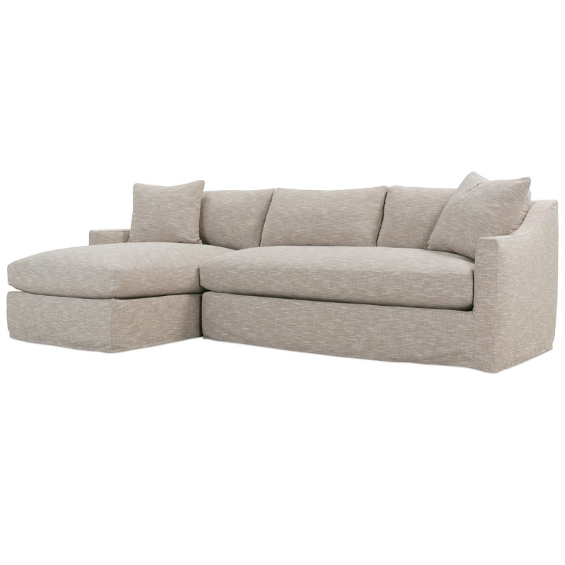 Bradford 2-Piece Slip Sectional, Face à la gauche