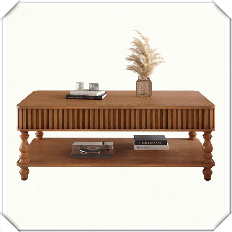 Table basse à plateau relevable Vintage