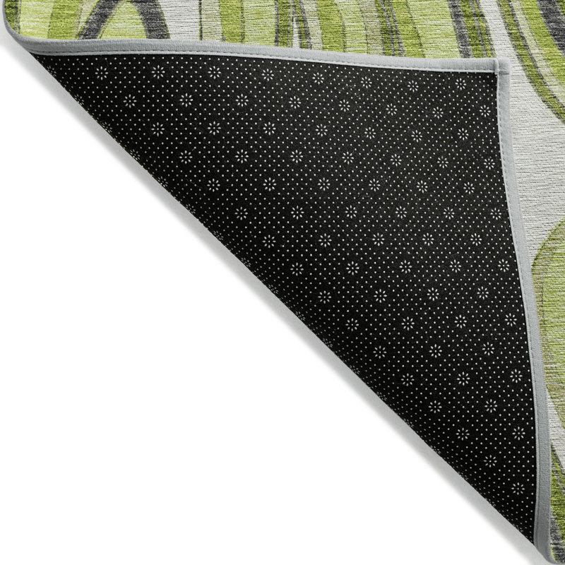 Lamanna Washable Abstract Indoor / Outdoor Rug, Rectangle 8' x 10'