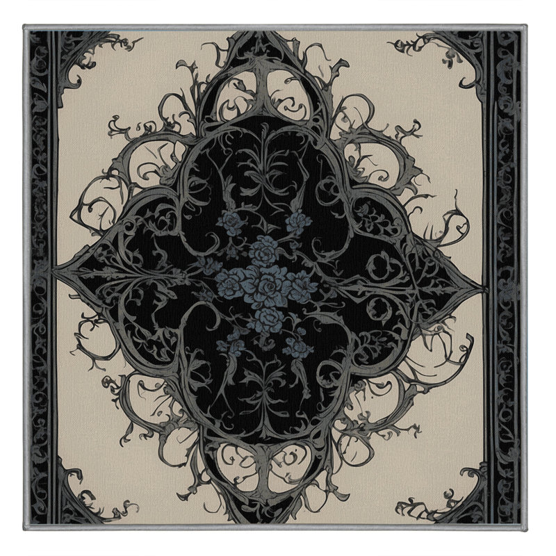Enchanted Grace Rug, Square 5'