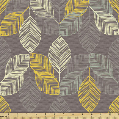 Ortez Autumn Monochrome Fabric