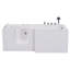 Coniston 1700mm x 855mm Freestanding Acrylic Bathtub-118805793