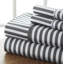 Ensemble de draps en microfibre à rayures Simply Soft-1251631212-1251828293