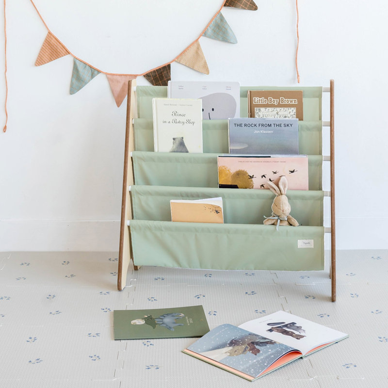 Recycled Book Rack/solid/green