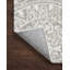 Tapis gris / blanc à poils longs Hudnall-697091589