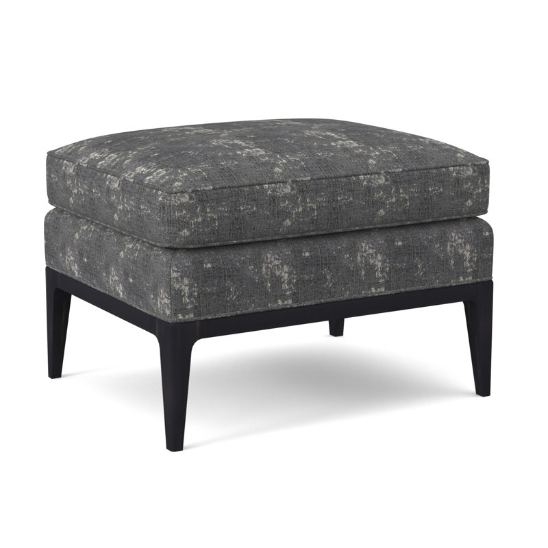 Claxton Ottoman, Margaret Uniform, Vintage Ebony