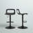 Dressler Modern Swivel Adjustable Height PP Bar Stool with Low Back, Set of 2-391568898