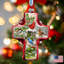 4'' Handmade Glass Holiday Shaped Ornament