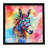 Hippie Animal Donkey Framed Metal Print