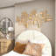 Décoration murale géométrique en métal à rayures 3D-71263993