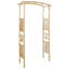 VidaXL arche de jardin naturelle en bambou 110 x 40 x 205 cm