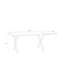 Ballarat Extendable Metal Base Dining Table