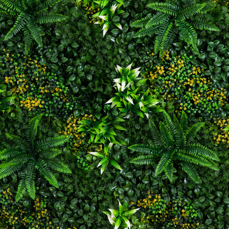 40 po x 40 po Panneau mural vivant artificiel résistant aux rayons UV (intérieur / extérieur)